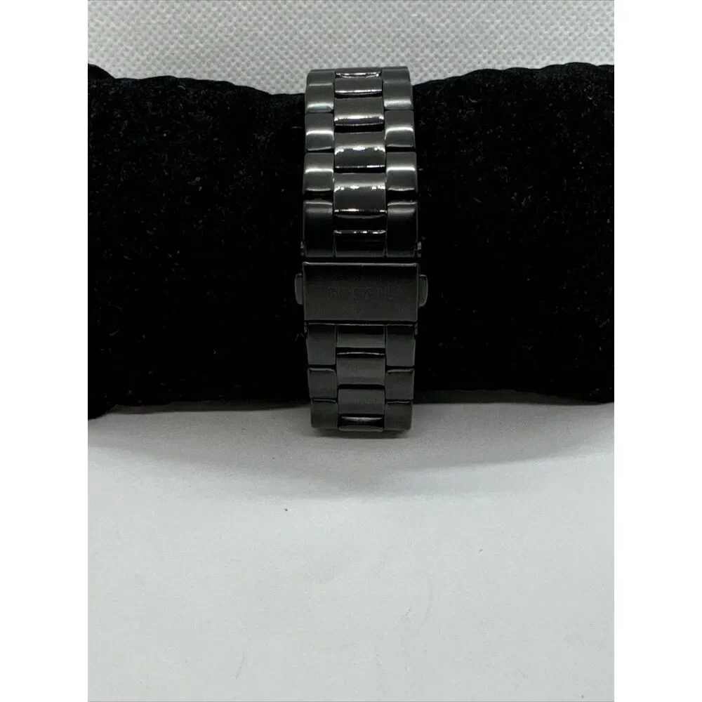 Fossil Chelsey ES3451 Women Black Stainless Steel Analog Dial Wrist Watch JNA334